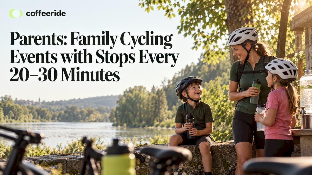 Parents: Family Cycling Events with Stops Every 20โ30 Minutes