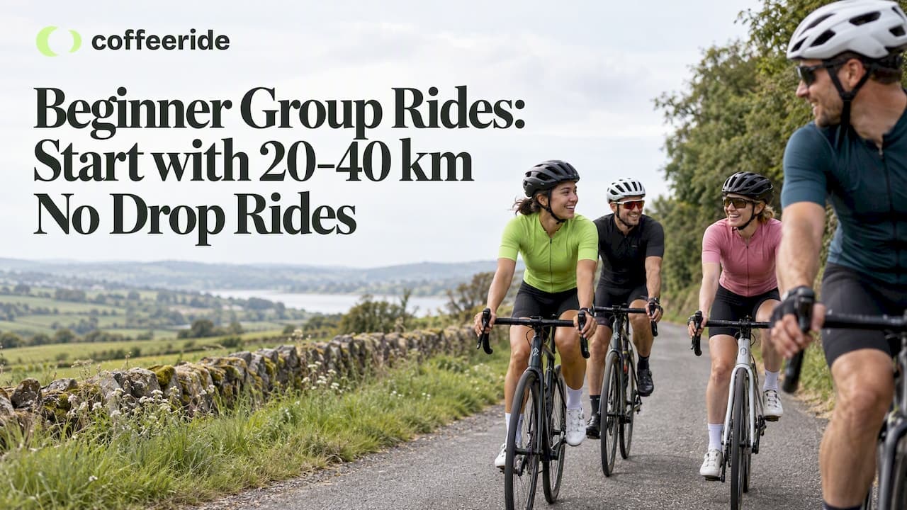 Beginner Group Rides: Start with 20โ40 km No Drop Rides on Coffeeride