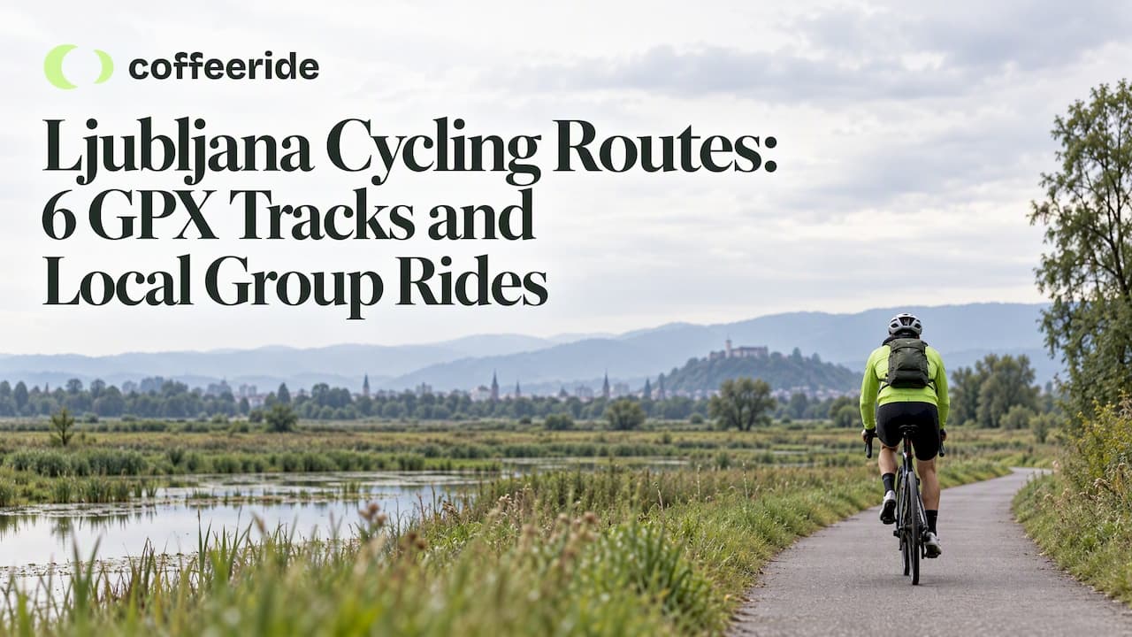 Ljubljana Cycling Routes: 6 GPX Tracks and Local Group Rides