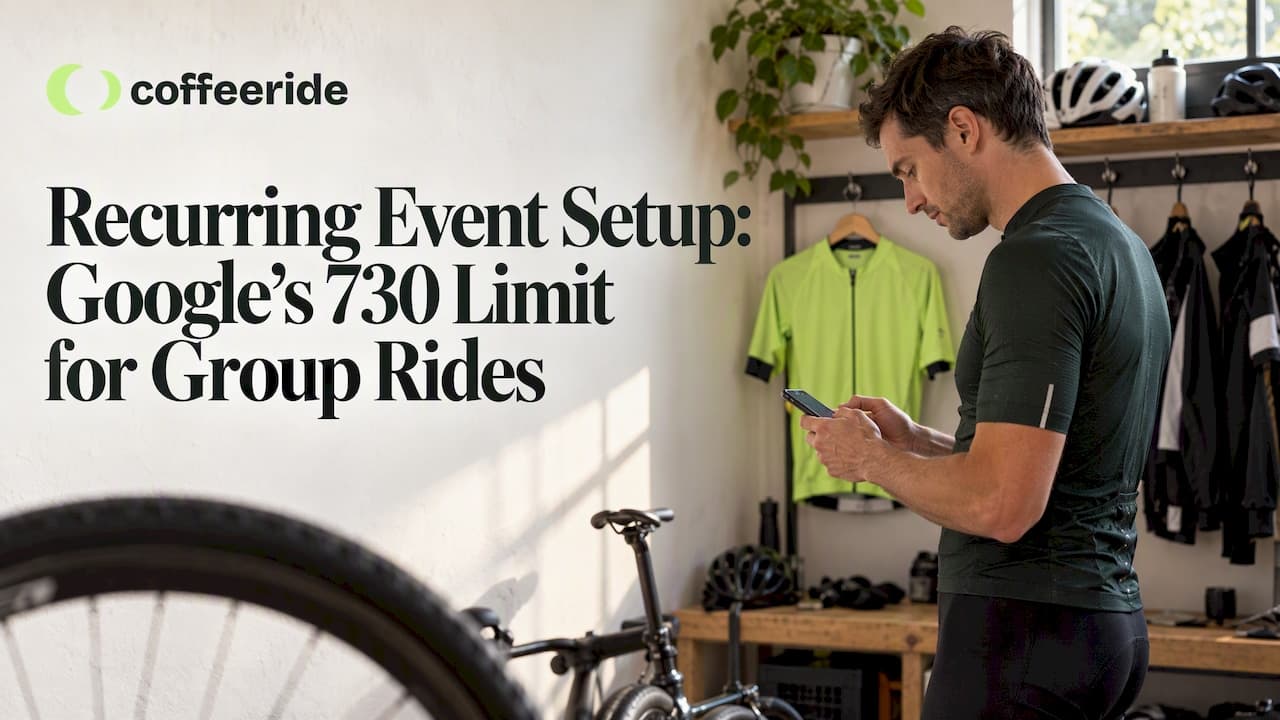 Recurring Event Setup: Google’s 730 Limit for Group Rides